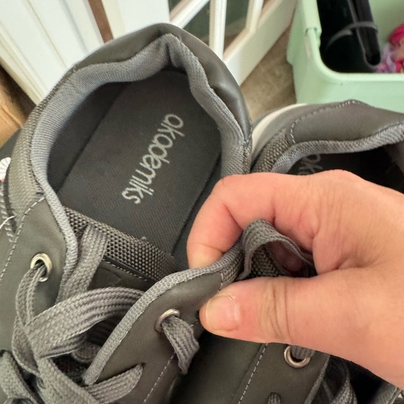 Akademiks Charcoal Lace-Up Sneakers - Picture 1 of 5